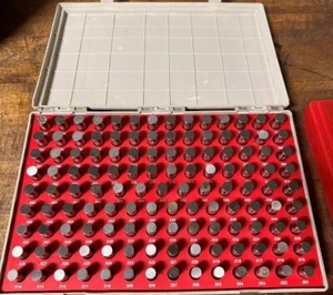 VERMONT GAGE #101100600 .5010"+/.6250"+ PIN GAGE SET - Picture 1 of 2