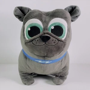 Disney Store cucciolo di cane amici bingo 12" peluche giocattolo imbottito animale domestico grigio carlino cane - Foto 1 di 10
