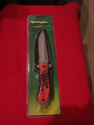 Cuchillo Remington Mossy Oak Blaze Camuflado Deportista Hoja Fija RÁPIDO 5 3/8" Full Tang Foto 1 de 4