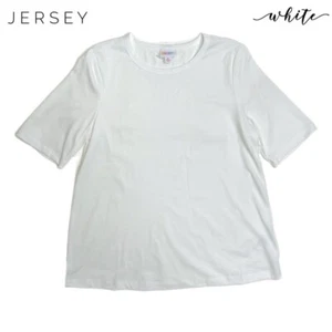 3XL ALLI Basic T LuLaRoe ~ SOLID WHITE TOP ~ Sizes 24-26 Tee - Picture 1 of 4