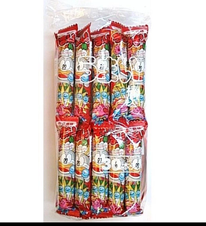 Yaokin Umaibo Delicious Stick Dagashi Snack Takoyaki Taste 10pc IMPORT Japan