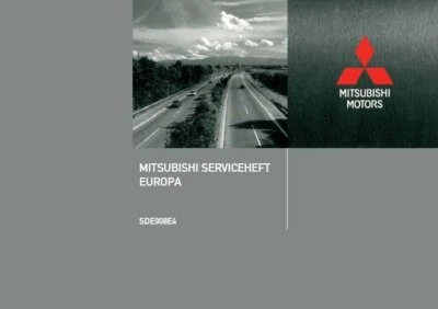 Libretto di manutenzione tedesco Mitsubishi 34 pagine - Immagine 1 di 4