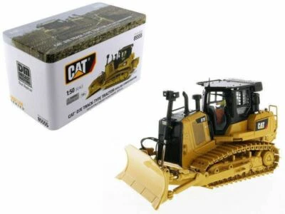 CAT CATERPILLAR D7E TRACK TYPE TRACTOR DOZER 1/50 MODEL BY DIECAST MASTERS 85555 - Image 1 of 4