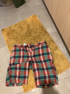 J. Crew Indian Madras plaid shorts men's size 34 waist 10.5 inseam NWT NEW - Picture 1 of 5