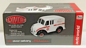 Auto World 24009 1/24 Scale Divco Delivery Truck "Schwinn Bicycles" Diecast Bank - Picture 1 of 1