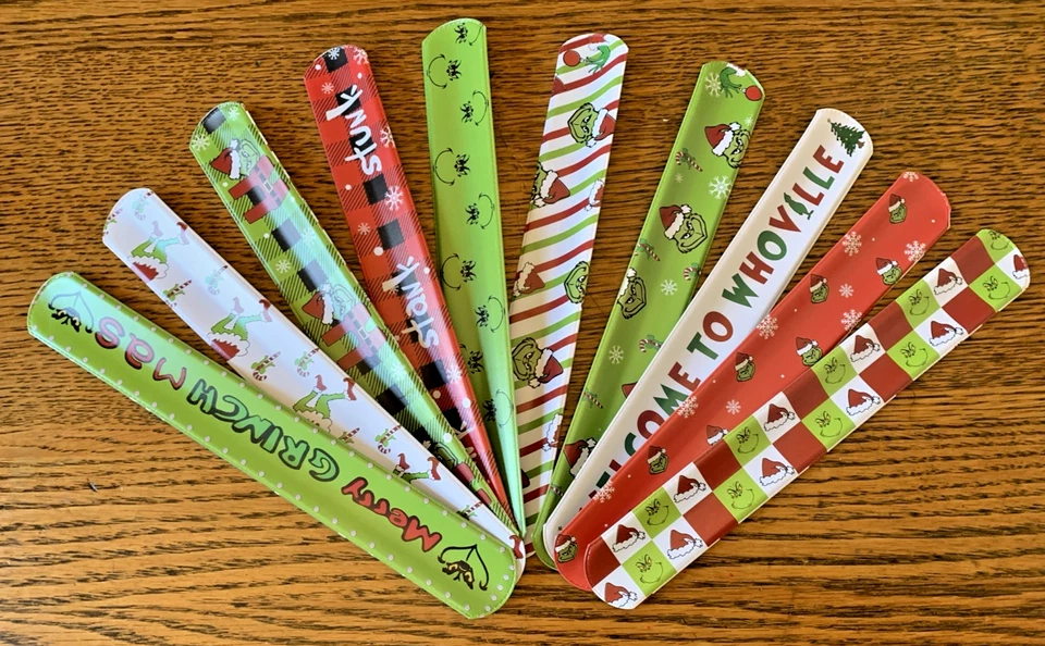 NOVAS PULSEIRAS GRINCH - ÓTIMAS para estocar recheios!! ou FAVORES DE FESTA!! - Imagem 1 de 1