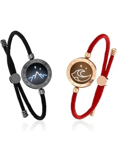 TOTWOO Braccialetti di Coppia con Funzione Touch e Vibrazioni via Bluetooth - Foto 1 di 7