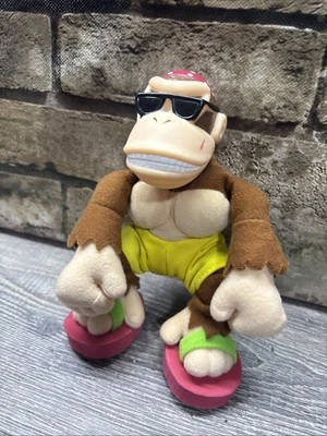 Funky Kong - Toysite Nintendo 64 bicho de pelúcia - Imagem 1 de 4
