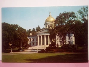 (2) verschiedene Montpelier Vermont State Capitol 1954 unp - Bild 1 von 4
