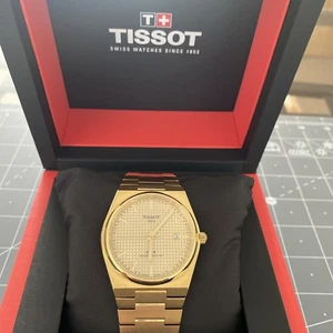 Tissot PRX Powermatic 80 Gold – 40mm Automatic Watch | Boxed | Perfect Condition - Picture 1 of 9