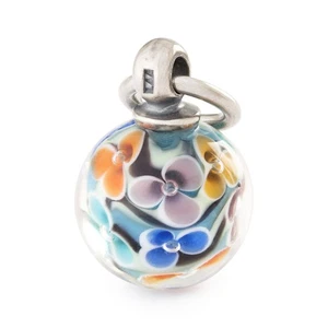 TROLLBEAD Glasbead Tagtraum Blüten Quaste LIMITIERT Sterlingsilber TAGBE-00097 - Bild 1 von 8