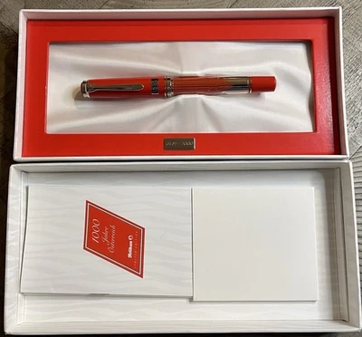 Pelikan M800 1000 Anos da Áustria Edição Limitada Estado Perfeito na Caixa-18k Médio Novo Na Caixa (bd) - Imagem 1 de 4