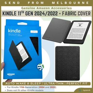 NEW Genuine Original Amazon Kindle 11th Generation 2024 2022 Fabric Cover Black - Picture 1 of 8