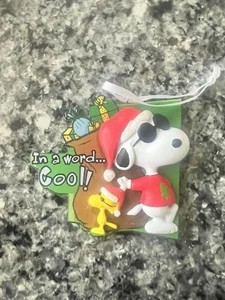 Seasons Hallmark Ornament - Peanuts Snoopy In a word.Cool! Personality Plus - Picture 1 of 2