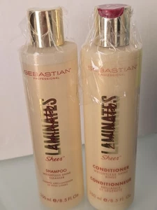 N.O.S. Sebastian Laminates Sheer Shine Shampoo & Conditioner 8,5 Oz. - Bild 1 von 7