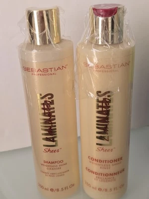 N.O.S. Sebastian Laminates Sheer Shine Shampoo & Conditioner  8.5oz  - Image 1 of 4