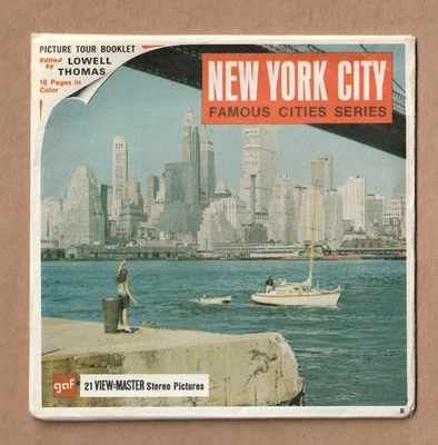 Complete set of three View-Master reels New York City 1970s - Image 1 of 2