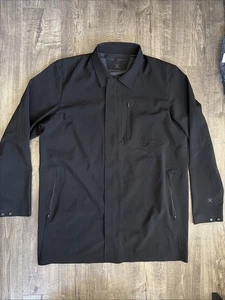 Lululemon Black Shell Full Zip Driver Coat Size 2XL M4917S - Picture 1 of 9
