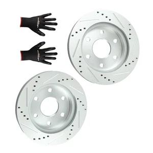 305mm Front Drilled Brake Rotors for GMC Yukon XL 1500/Chevrolet Tahoe 2000-2006 - Picture 1 of 12