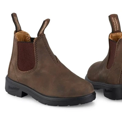 Botas Chelsea Blundstone 565 Niños Cuero Marrón Rústico Unisex 13 AU Jóvenes EE. UU. 1 Foto 1 de 4