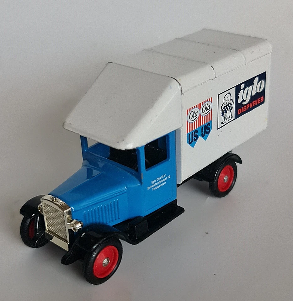 Authentic Lledo Morris Parcels Iglo Promotional Diecast Model Car Truck Toy UK - Image 1 of 4