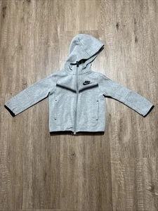 Nike Toddler Hoodie Tech Fleece Full Zip Size 2T Gray - Picture 1 of 7