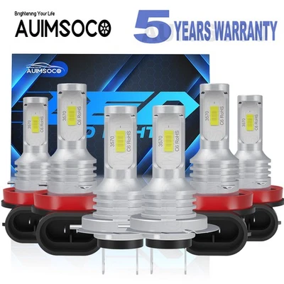 For Mazda MX-5 Miata Convertible 2-Door 2006-2015 LED Headlight +Fog Light Bulbs - Image 1 of 4