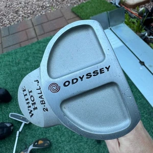 Junior Girls Odyssey White Hot 2-Ball Mallet Putter XJ Series Grip 25" - Picture 1 of 6