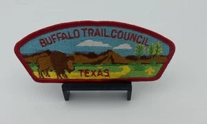 BOY SCOUTS BUFFALO TRAIL COUNCIL  TEXAS CSP PATCH NEW - Picture 1 of 2