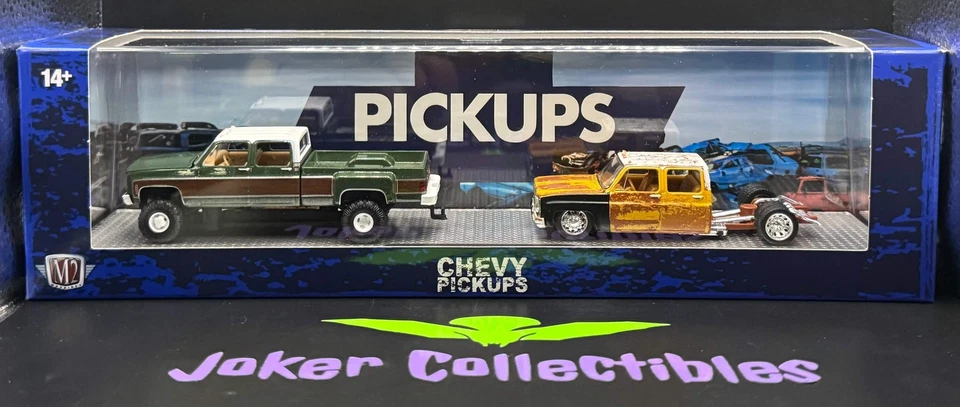 M2 Machines Hauler 1973 Chevrolet Cheyenne Super 30 & 1975 Chevrolet Silverado 3 - Image 1 of 1