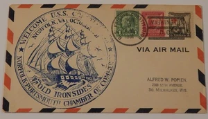 USS Constitution frigate "Old Ironsides" November 9 1931 Washington DC - Picture 1 of 2