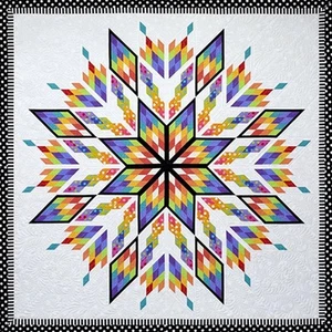 Quiltworx Confetti Cake Pattern, White - Picture 1 of 1