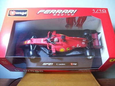 1/18 BURAGO/BBURAGO 18-16809 FERRARI SF21 2021 #16 CHARLES LECLERC - Image 1 of 4