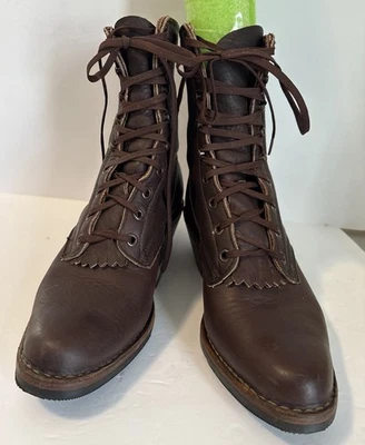 Whites Custom 7" Cutter Boot Style 895 HandMade Br Leather See Desc. For Size - Image 1 of 4