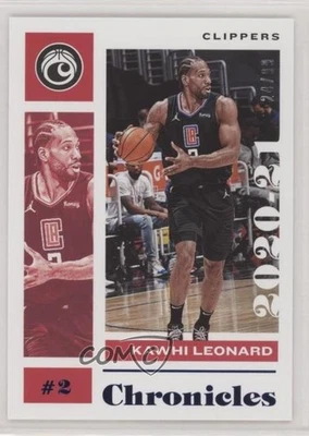 2020-21 Panini Chronicles Chronicles Blue /99 Kawhi Leonard #39 - Image 1 of 2