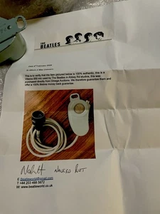 🔥 The Beatles Abbey Road EMI George Martin gebraucht Studio 2 Vitavox B50 Mikrofon COA - Bild 1 von 9