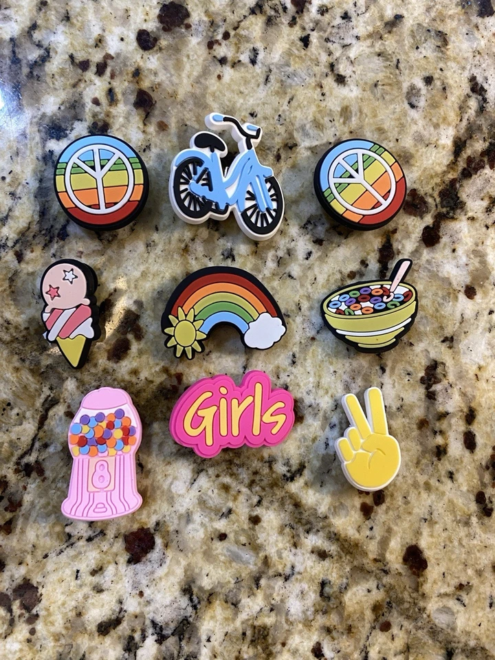 Paquete de 9 Jibbitz para Crocs Foto 1 de 1