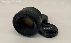 Nikon AF 50mm f/1.8 D Prime Lens Untested - Picture 1 of 4