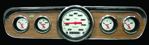 classic instruments mustang 65 66 guage cluster new 5 gauge set velocity series - Image 1 of 1