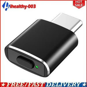 USB C Mouse Jiggler Mover Undetectable 3 Modes with Switch Button (Black T16) - Bild 1 von 12