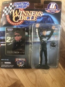 Figura y tarjeta (BG) NASCAR 22 WARD BURTON WINNERS CIRCLE 1998 ALINEACIÓN INICIAL - Imagen 1 de 2