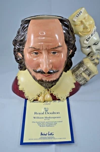 ROYAL DOULTON LARGE CHARACTER JUG WILLIAM SHAKESPEARE - D 7136 - Picture 1 of 11
