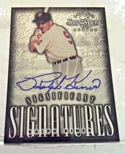 1998 Donruss Signature Significant Signatures #7 Ralph Kiner 0580/2000 Indians