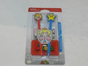 Nintendo 3DS / XL Super Mario Clean & Protect Kit Peach & Star Stylus PowerA NEW - Picture 1 of 2