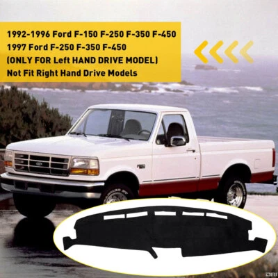 Car Auto Dash Mat Dashboard Cover Dashmat For 1992-1997 Ford F150 F250 F350 F450 - Image 1 of 4