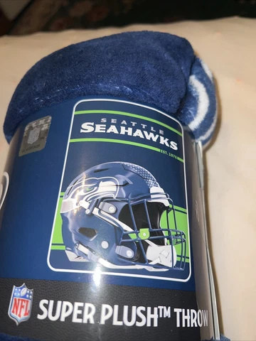Seattle Seahawks 45 X 60   Super  Plush Throw Blanket Cover