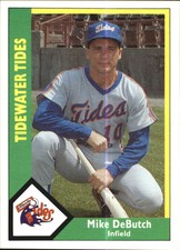 1990 Tidewater Tides CMC #15 Mike DeButch
