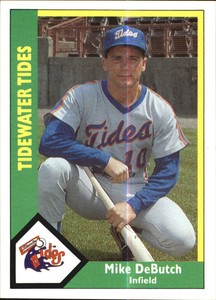 1990 Tidewater Tides CMC #15 Mike DeButch