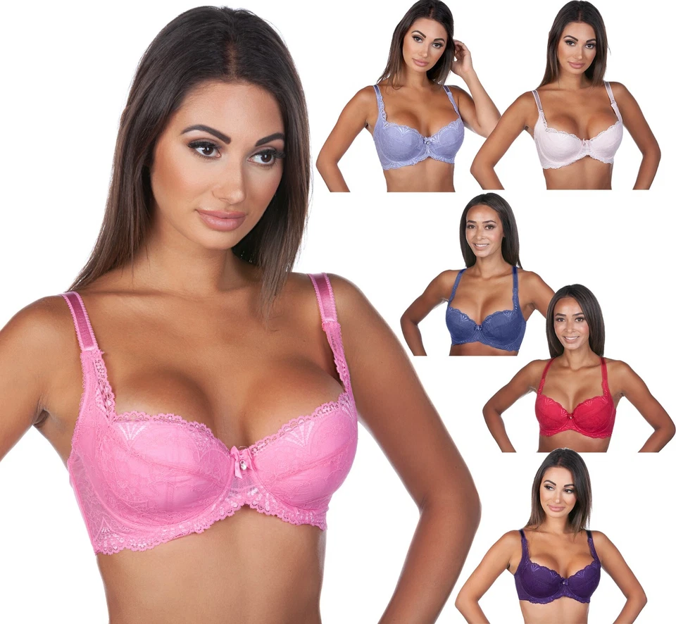 Sujetador Alegro Lencería Inocente Lirio Encaje Superpuesto Forrado Con Aros 9005B Foto 1 de 4