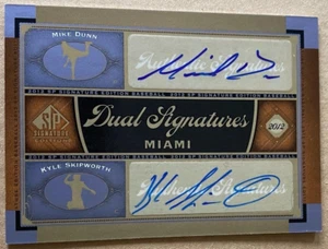 M. DUNN/K. SKIPWORTH Dual Signatures 2012 UD SP Signature Edition #MIA9 NM-MT - Picture 1 of 2